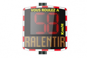 Radars pédagogiques mobilier urbain