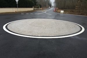 pavés collés