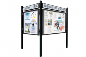 vitrines et affichage mobilier urbain